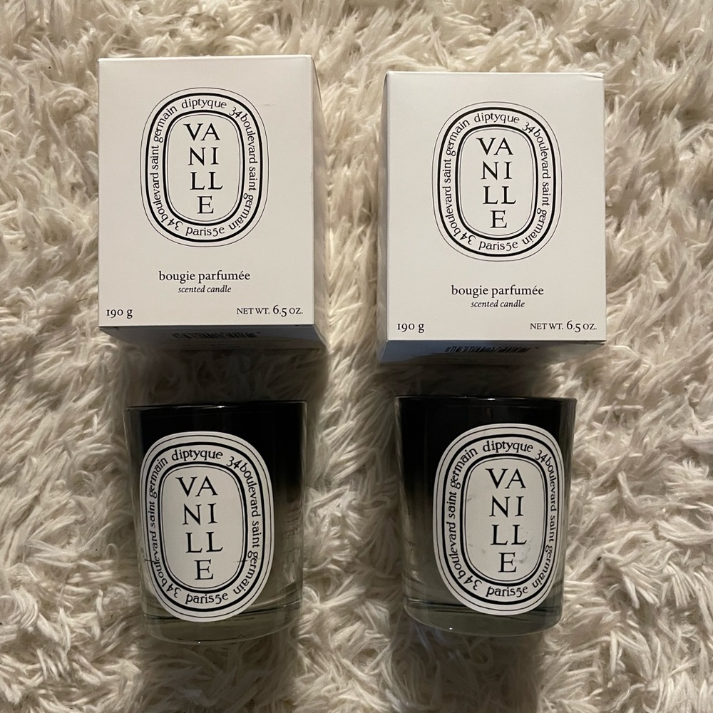 Diptyque candle jars (2)